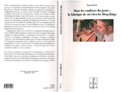 Dans les coulisses du genre : la fabrique de soi chez les Drag Kings