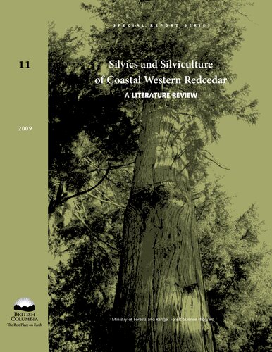 Silvics and Silviculture of Coastal Western Redcedar