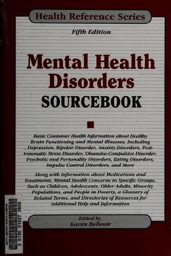 Mental Health Disorders Sourcebook (Health Reference)