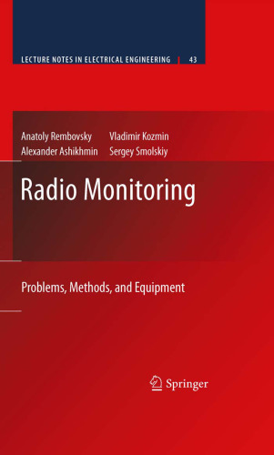 Radio Monitoring: Problems, Methods and Equipment