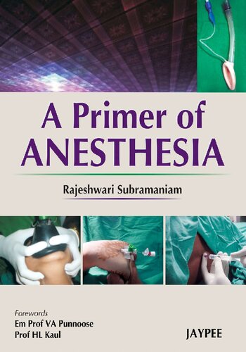 A primer of anesthesia : for undergraduate