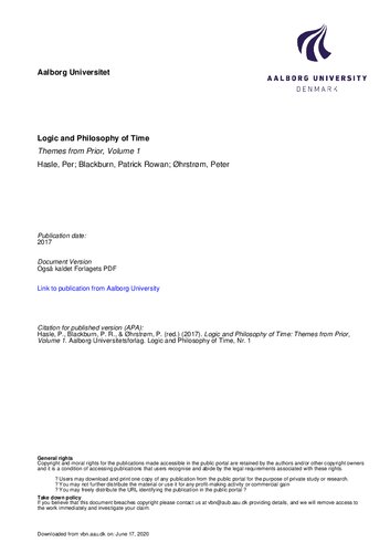 Logic and Philosophy of Time Themes from Prior