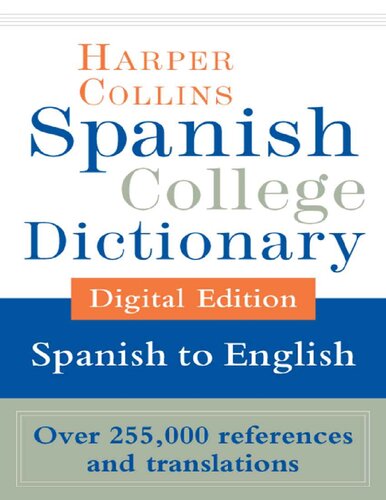 HarperCollins Spanish-English College Dictionary (Properly Bookmarked)
