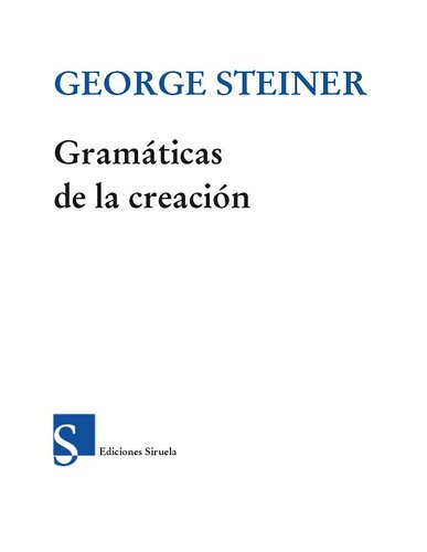 Gramáticas de la creación