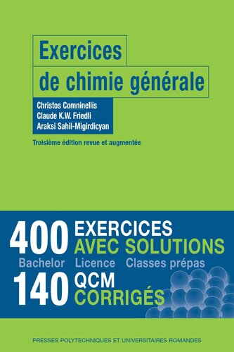 Exercices de chimie générale
