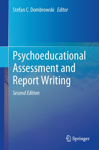 Psychoeducational assessment and report writing.