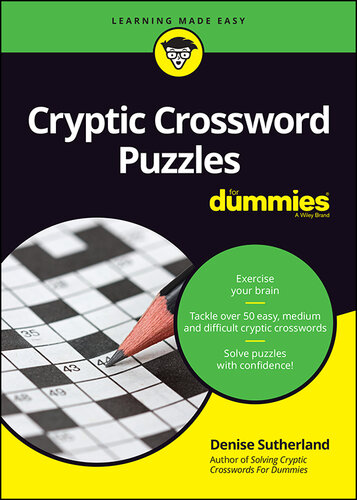 Cryptic Crossword Puzzles For Dummies (Australian Edition)
