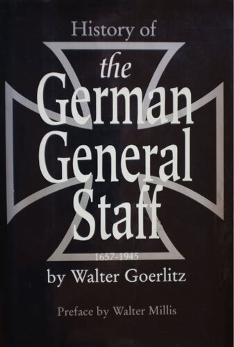 History of the German General Staff 1657-1945