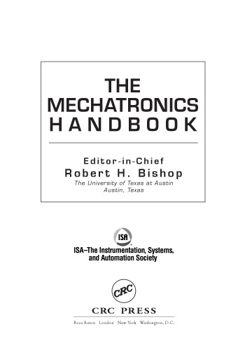 The Mechatronics Handbook