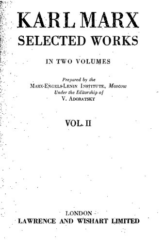 Selected Works in Two Volumes