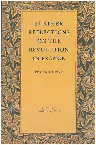 Further Reflections on the Revolution in France