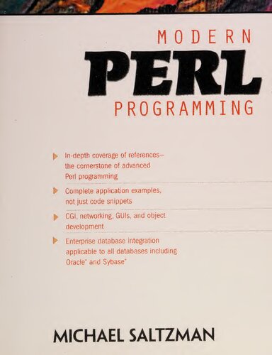 Modern Perl Programming