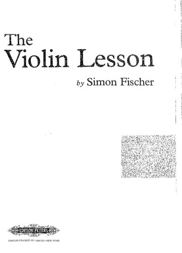The Violin Lesson