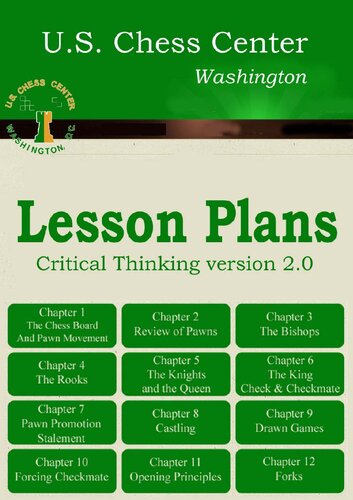 US Chess Center - Lesson Plans Critical Thinking Version 20