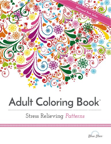 Adult Coloring Book ; Stress Relieving Patterns
