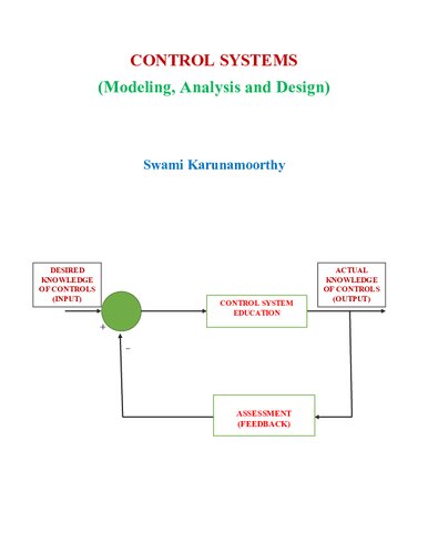 Control Systems (Modeling, Analysis and Design)