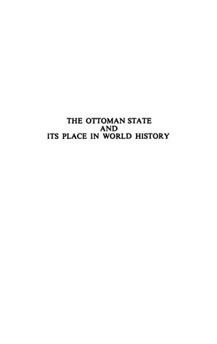 Historical Geography of the Ottoman Empire: From Earliest Times to the End of the Sixteenth Century