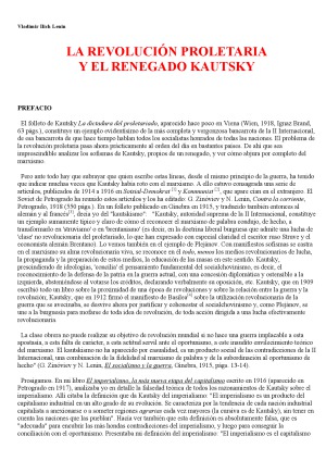 La revolución proletaria y el renegado Kautsky