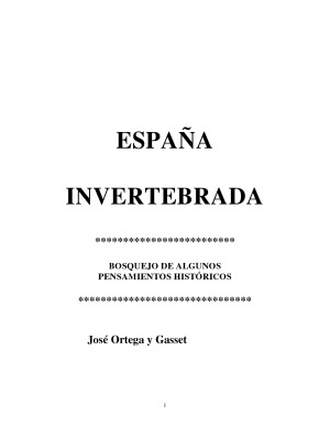 España invertebrada