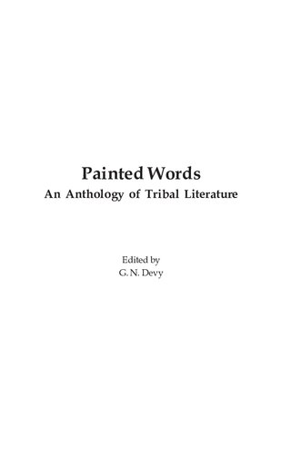 Painted Words: An Anthology of Tribal Literature