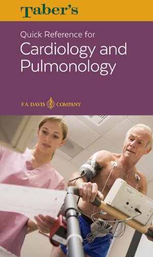 Taber's quick reference for cardiology and pulmonology