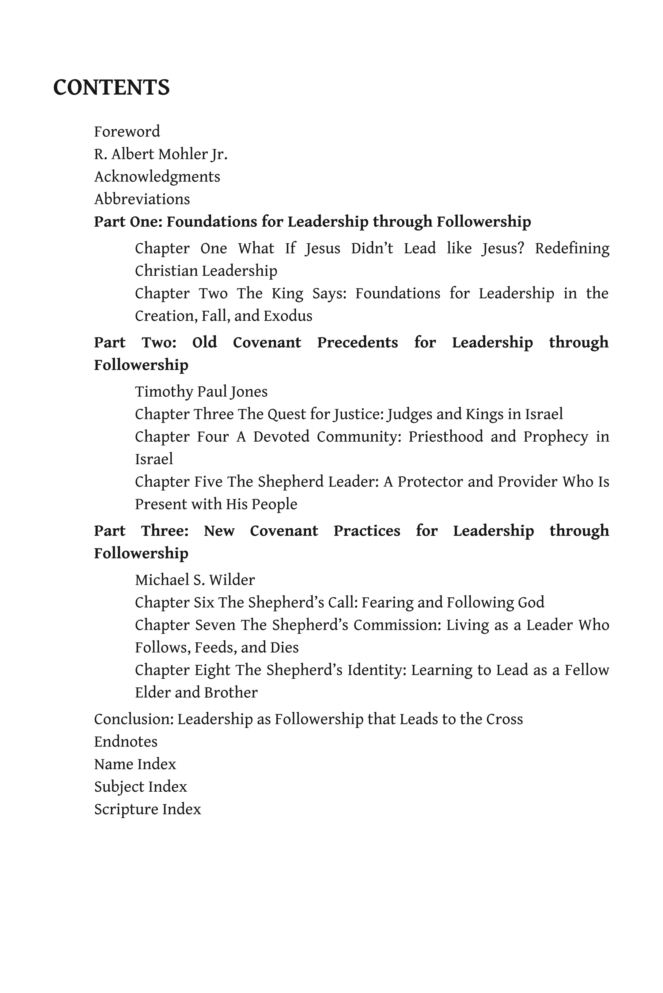 The God Who Goes before You: Pastoral Leadership as Christ-Centered Followership