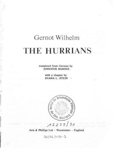 The Hurrians