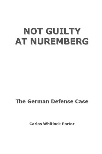 Not Guilty at Nuremberg