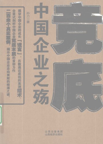 竞底-中国企业之殇: 全景式剖析中国企业竞底本质的首部力作