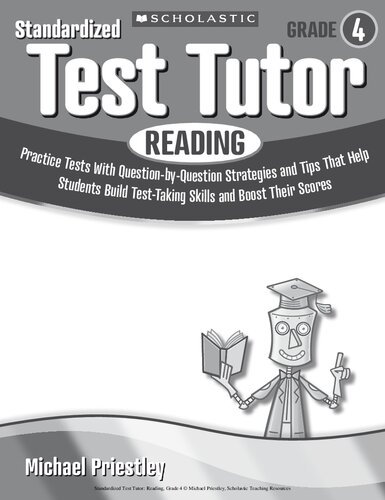 Standardized Test Tutor - Reading - Grade 4