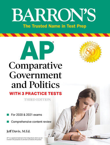 AP Comparative Government and Politics: With 3 Practice Tests (Barron's Test Prep)