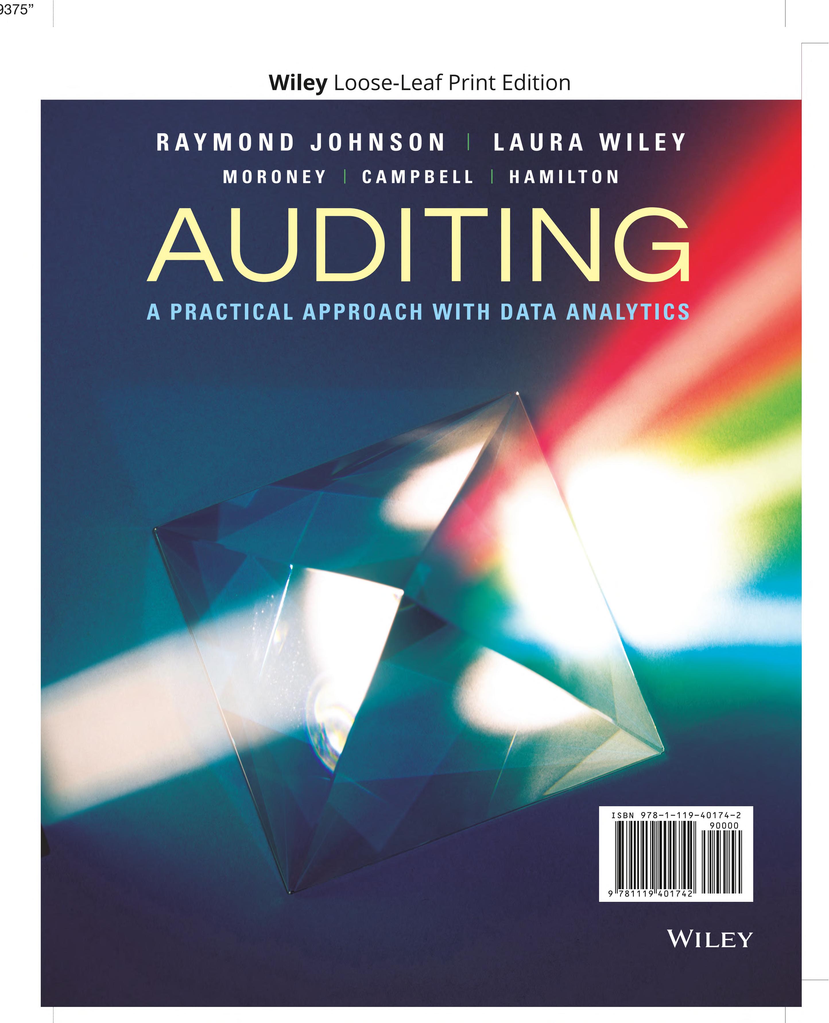 Auditing: A Practical Approach with Data Analytics
