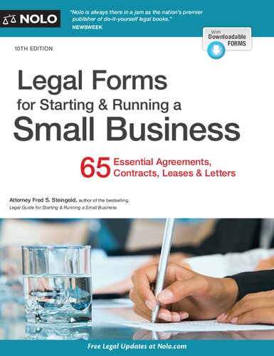 Legal forms for starting & running a small business