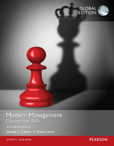Modern management ; concepts and skills