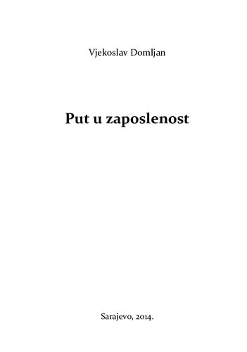 Put u zaposlenost