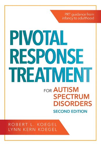 Pivotal response treatment for autism spectrum disorders