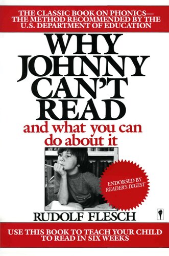 Why Johnny Can't Read?: And What You Can Do About It