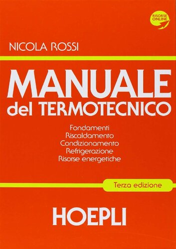 Manuale del termotecnico