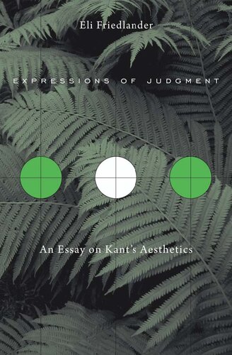 Expressions of Judgment: An Essay on Kant's Aesthetics