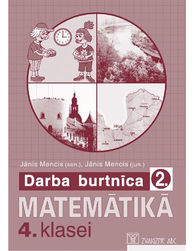 MATEMĀTIKA 4. KLASEI. Darba burtnīca. 2. daļa