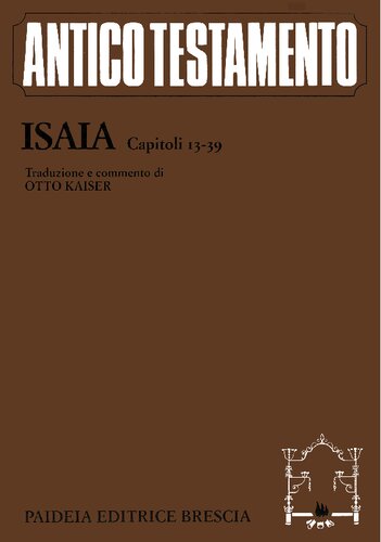 Isaia. Capitoli 13-39. Traduzione e commento