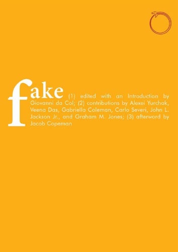 Fake: Anthropological Keywords