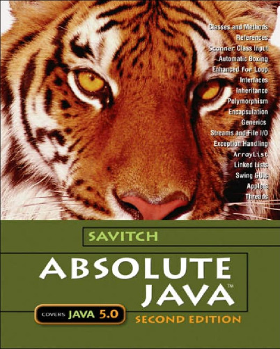 Absolute Java with Student Resource Disk