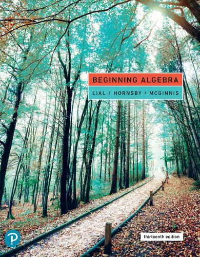 Beginning Algebra (13th Edition)