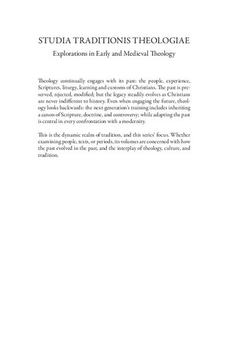 Analogical Identities: The Creation of the Christian Self: Beyond Spirituality and Mysticism in the Patristic Era (Studia Traditionis Theologiae) ... Explorations in Early and Medieval Theology)