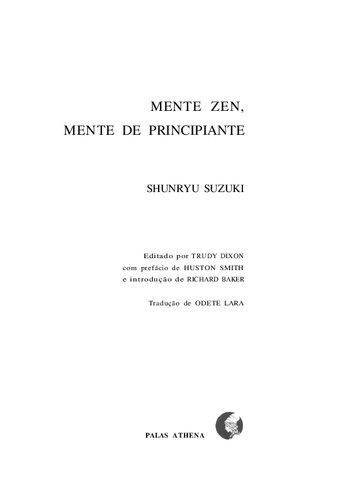 Mente Zen, Mente de Principiante