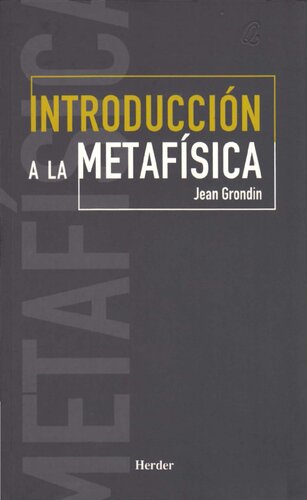 Introducción a la metafísica
