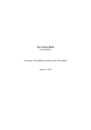 The Polari Bible 7th Edition