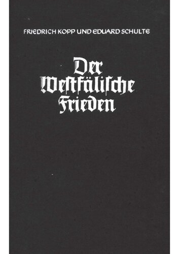 Der Westfaelische Frieden