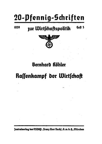 Rassenkampf der Wirtschaft